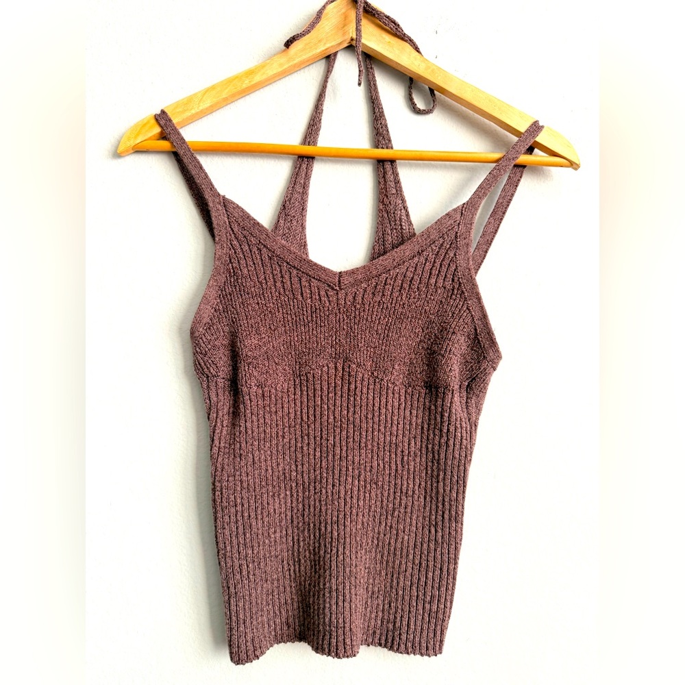 Pistola Brown Knit Women's Top